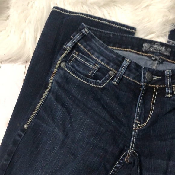 Silver Aiko Bootcut Jeans Size 28/31 EUC - Picture 5 of 12